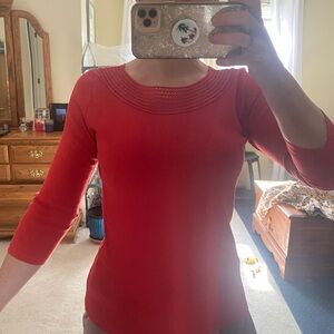 Women's Red Sweater